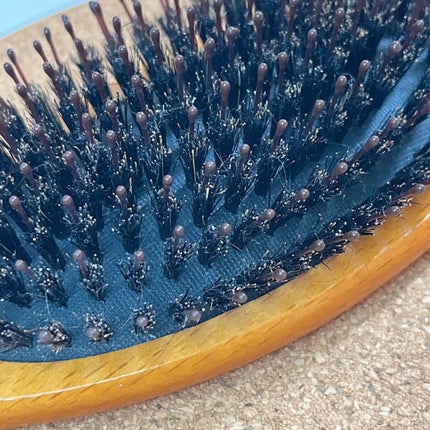 つやつや天然毛のミックスブラシ/マペペ/ヘアブラシを使ったクチコミ(2枚目)