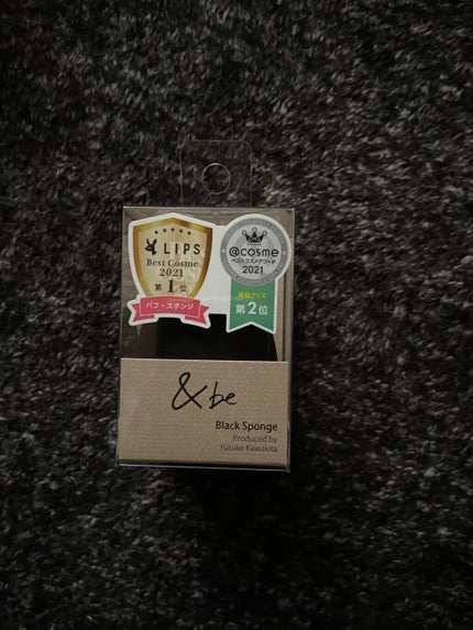 &be ブラックスポンジ/&be/パフ・スポンジを使ったクチコミ(1枚目)