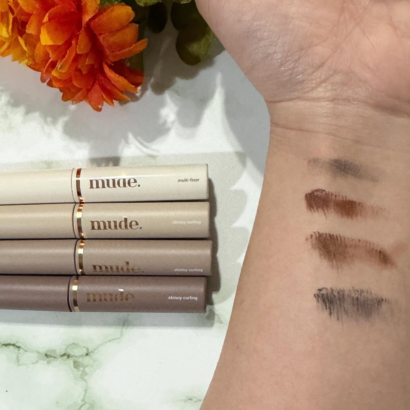 インスパイアスキニーカーリングマスカラ/mude./マスカラを使ったクチコミ(3枚目)