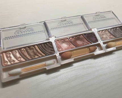 トーンアップアイシャドウ/CEZANNE/アイシャドウパレットを使ったクチコミ(1枚目)