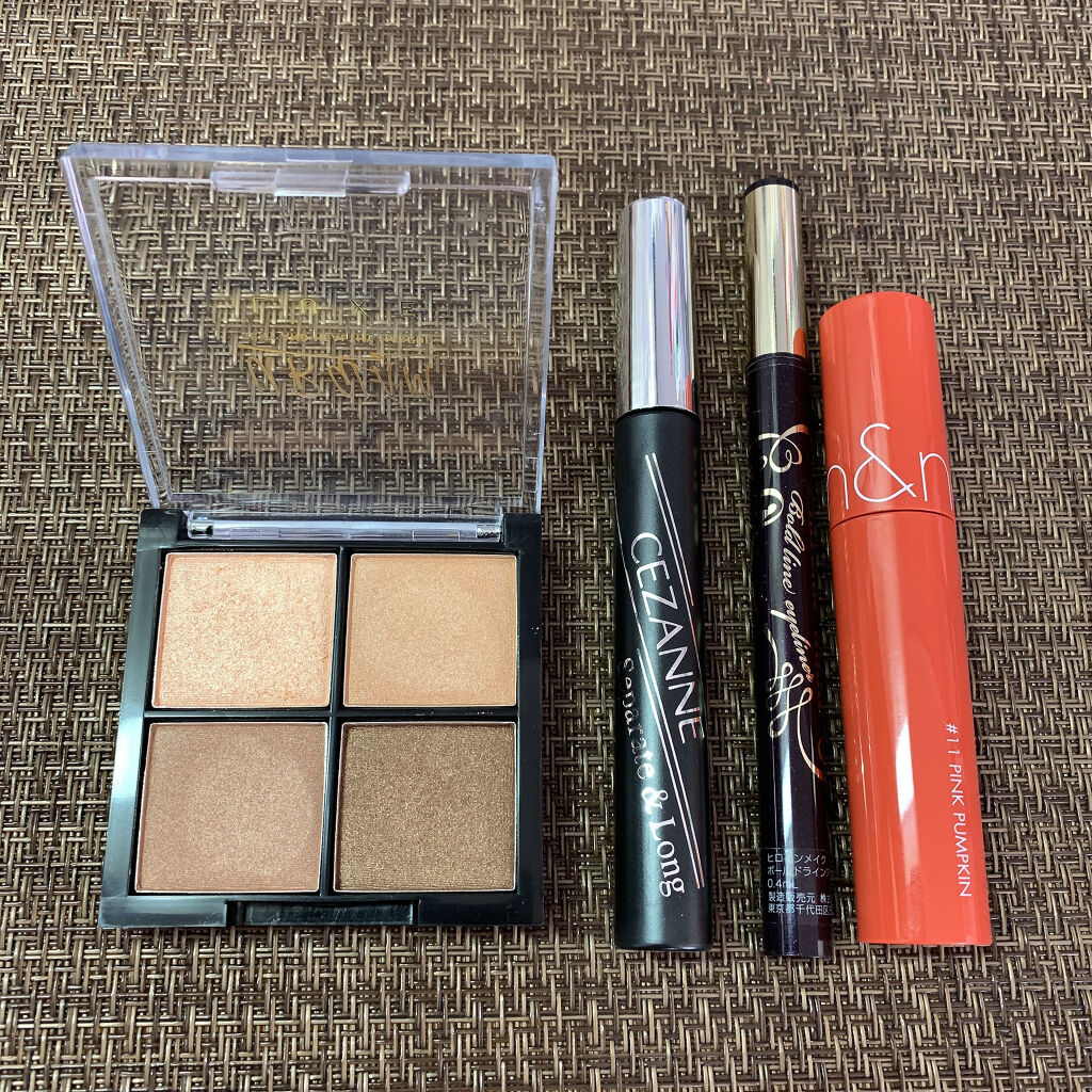 UR GLAM LUXE　4 COLORS EYESHADOW PALLET 04 ベージュ/U R GLAM/アイシャドウパレットを使ったクチコミ（3枚目）