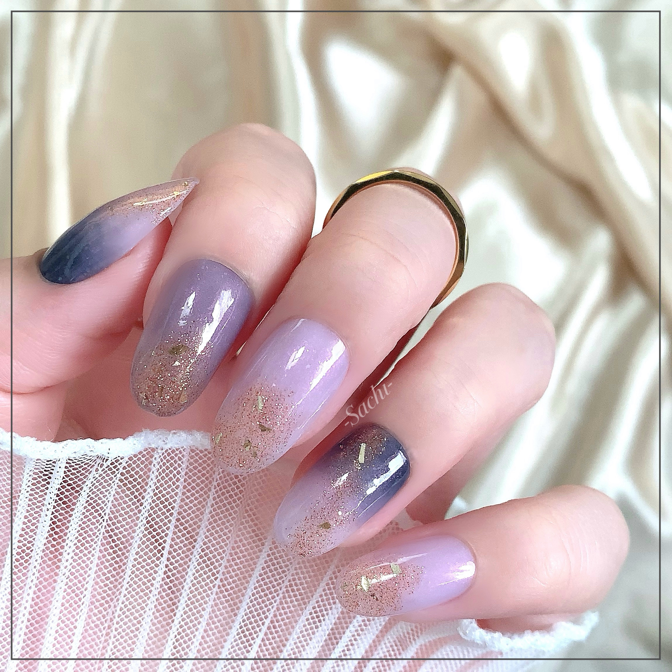 ネイルホリック Flower Layered color BL935 アヤメ/ネイルホリック/マニキュアを使ったクチコミ（2枚目）