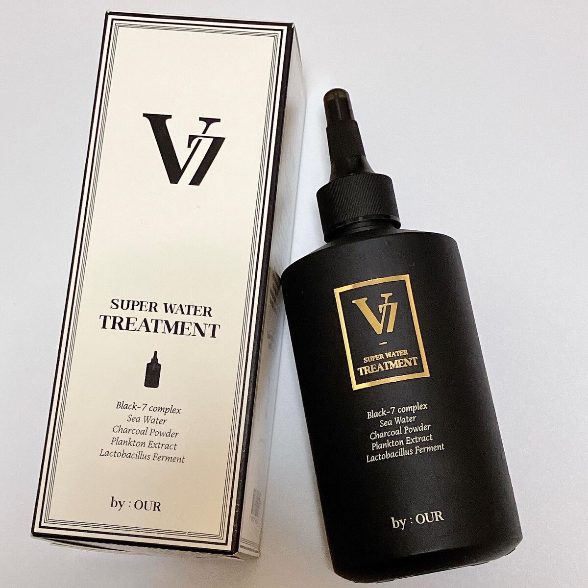V7 スーパーウォーター トリートメント/by : OUR/洗い流すヘアトリートメントを使ったクチコミ(3枚目)