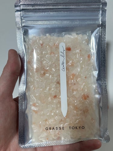 GRASSE TOKYO エプソムソルト ピーチローズのクチコミ「GRASSE TOKYO
エプソムソルト ピーチローズ

思ったよりもいい匂い！！

いちいち.....」（1枚目）