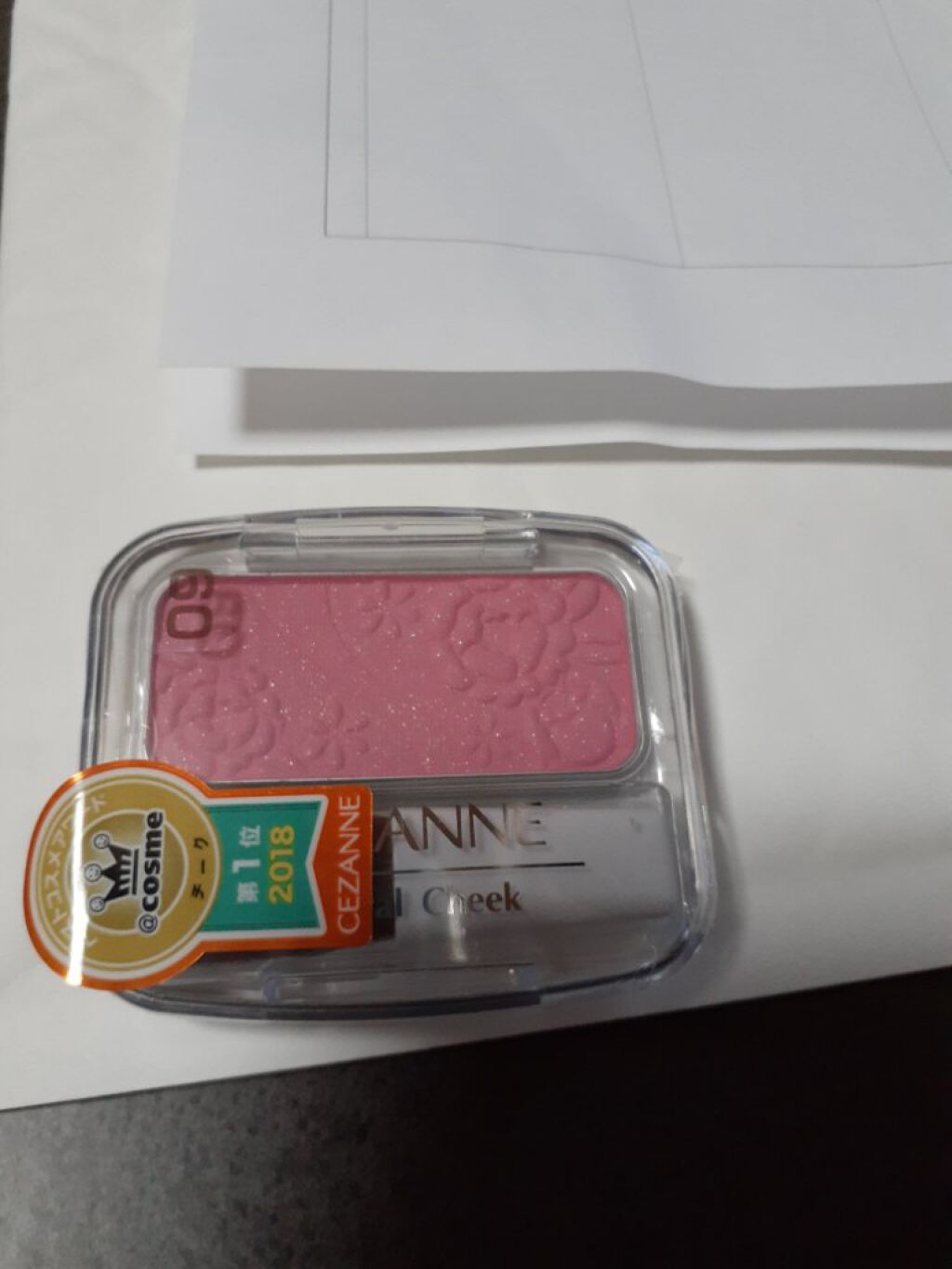 ナチュラル チークN/CEZANNE/パウダーチークを使ったクチコミ(1枚目)