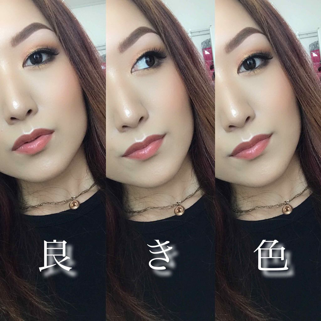 ラスティンググロスリップ/CEZANNE/口紅を使ったクチコミ（3枚目）