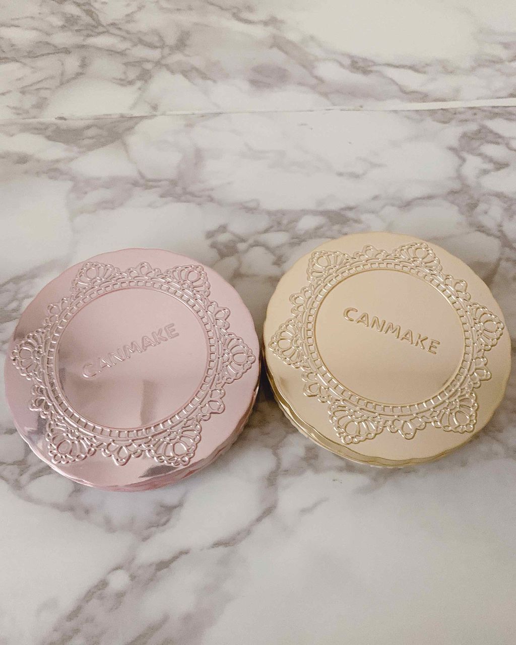 【旧品】マシュマロフィニッシュパウダー/キャンメイク/プレストパウダーを使ったクチコミ(1枚目)