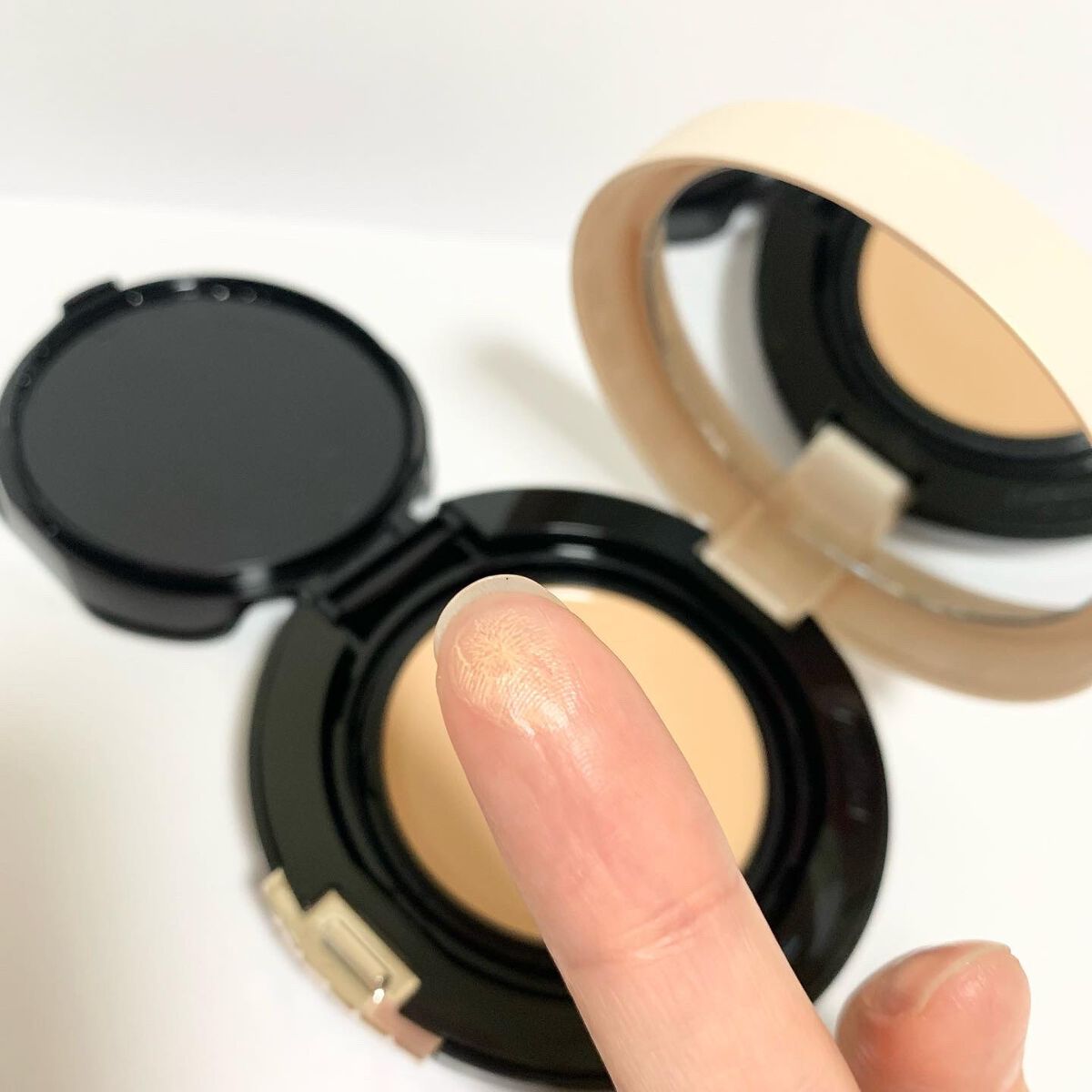 ドラマティッククッションジェリー/マキアージュ/クッションファンデーションを使ったクチコミ(4枚目)