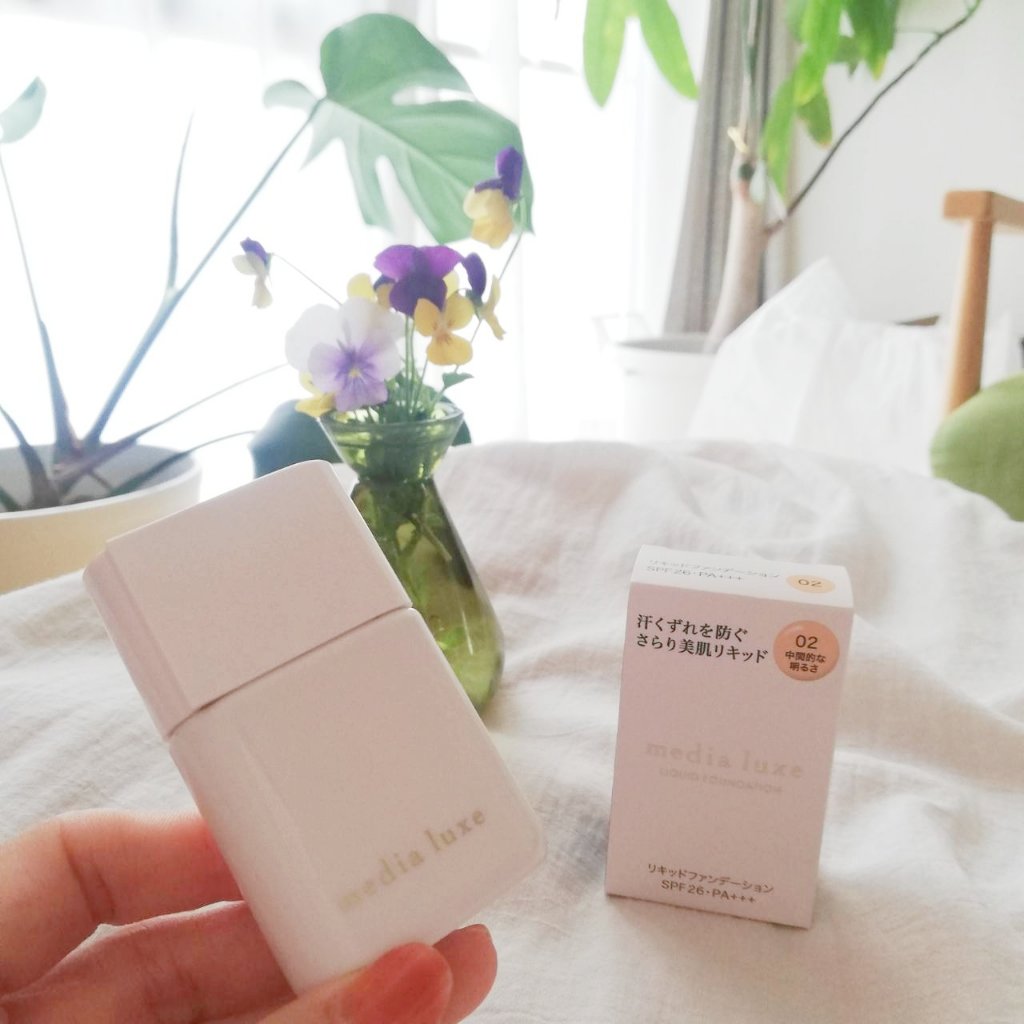 リキッドファンデーション/media luxe/リキッドファンデーションを使ったクチコミ（2枚目）