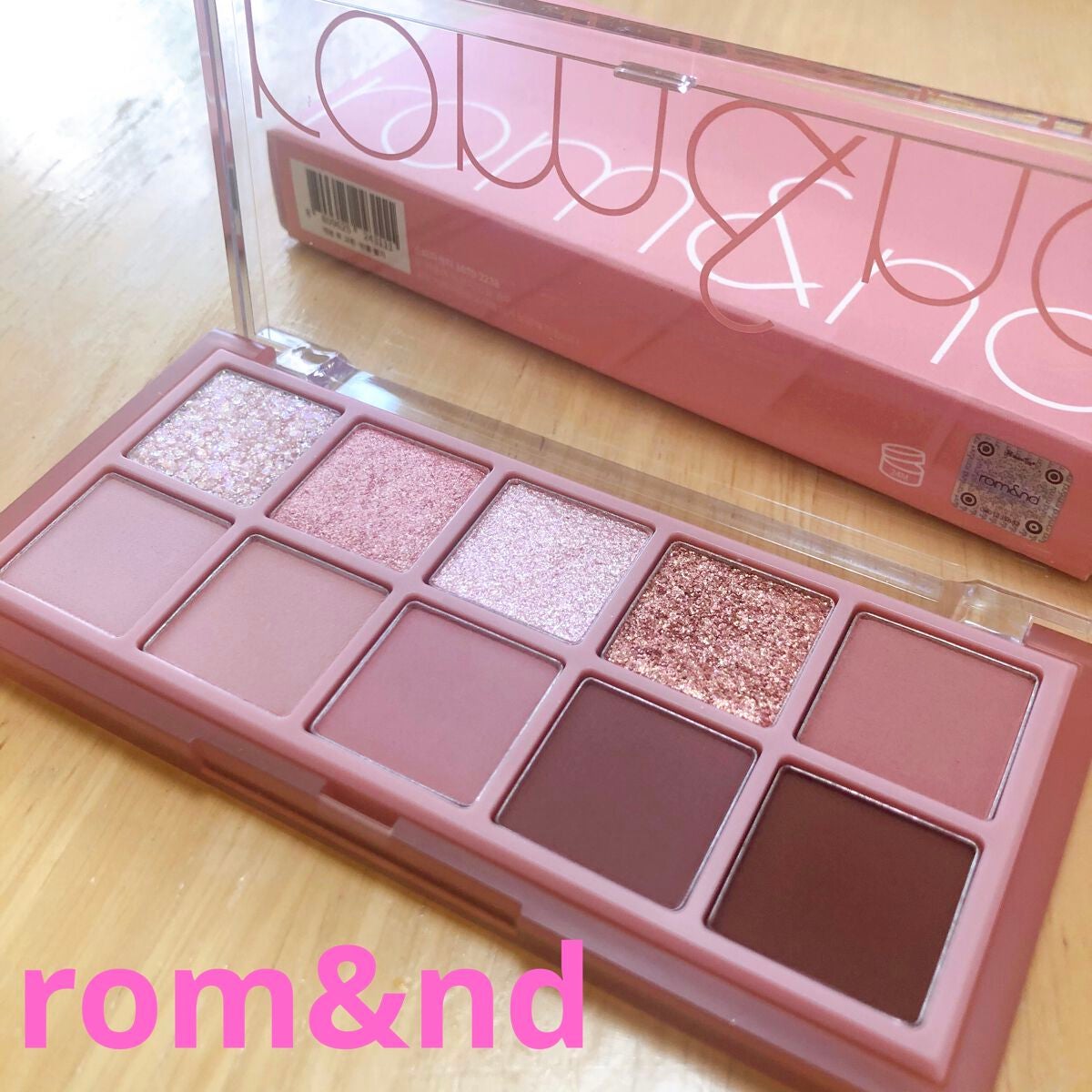 ベターザンパレット/rom&nd/アイシャドウパレットを使ったクチコミ(1枚目)