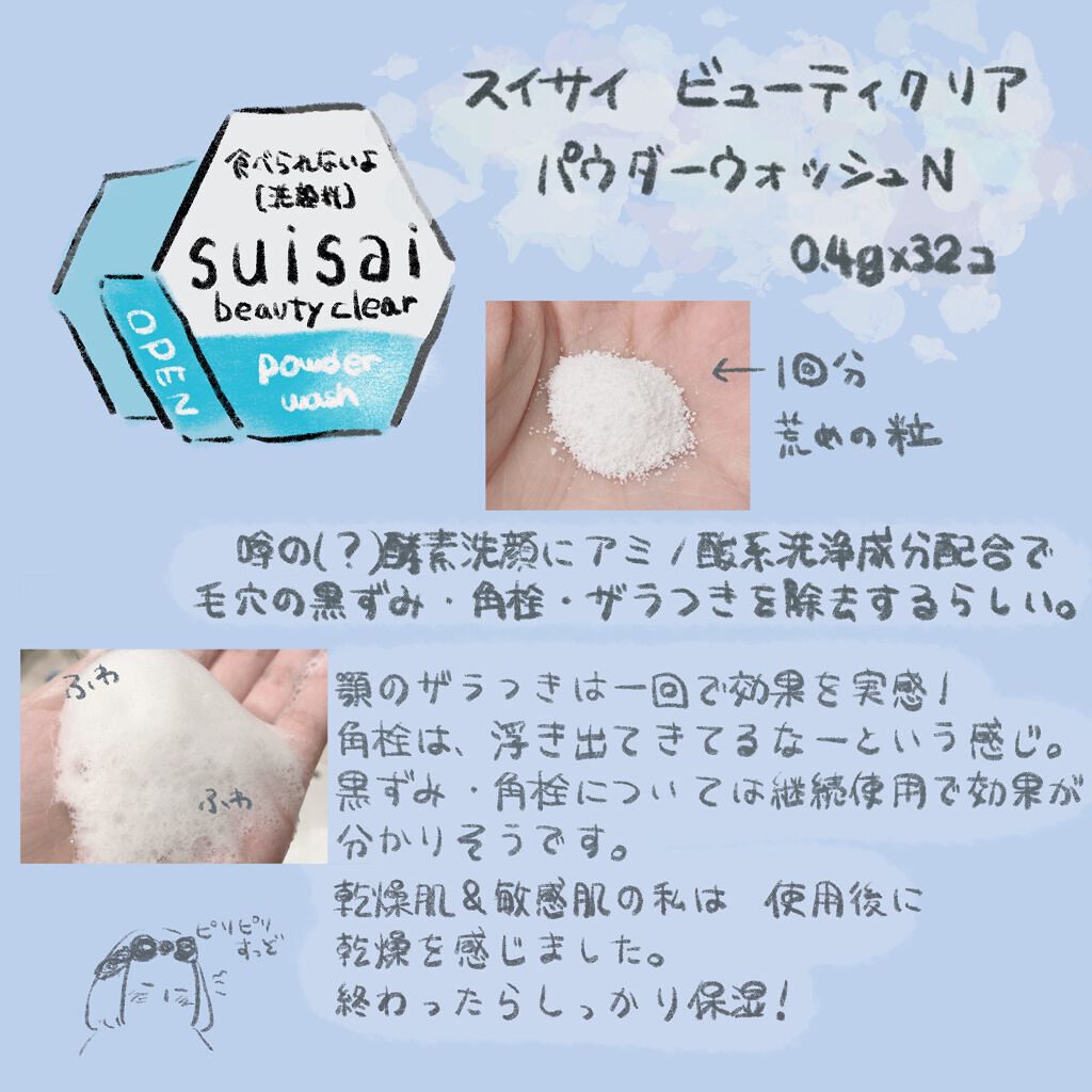 ビューティクリア シェイククレンジング/suisai/クレンジングウォーターを使ったクチコミ（3枚目）