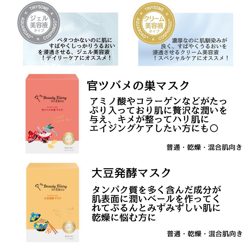 官ツバメの巣マスク（4枚入）/我的美麗日記/シートマスク・パックを使ったクチコミ（2枚目）