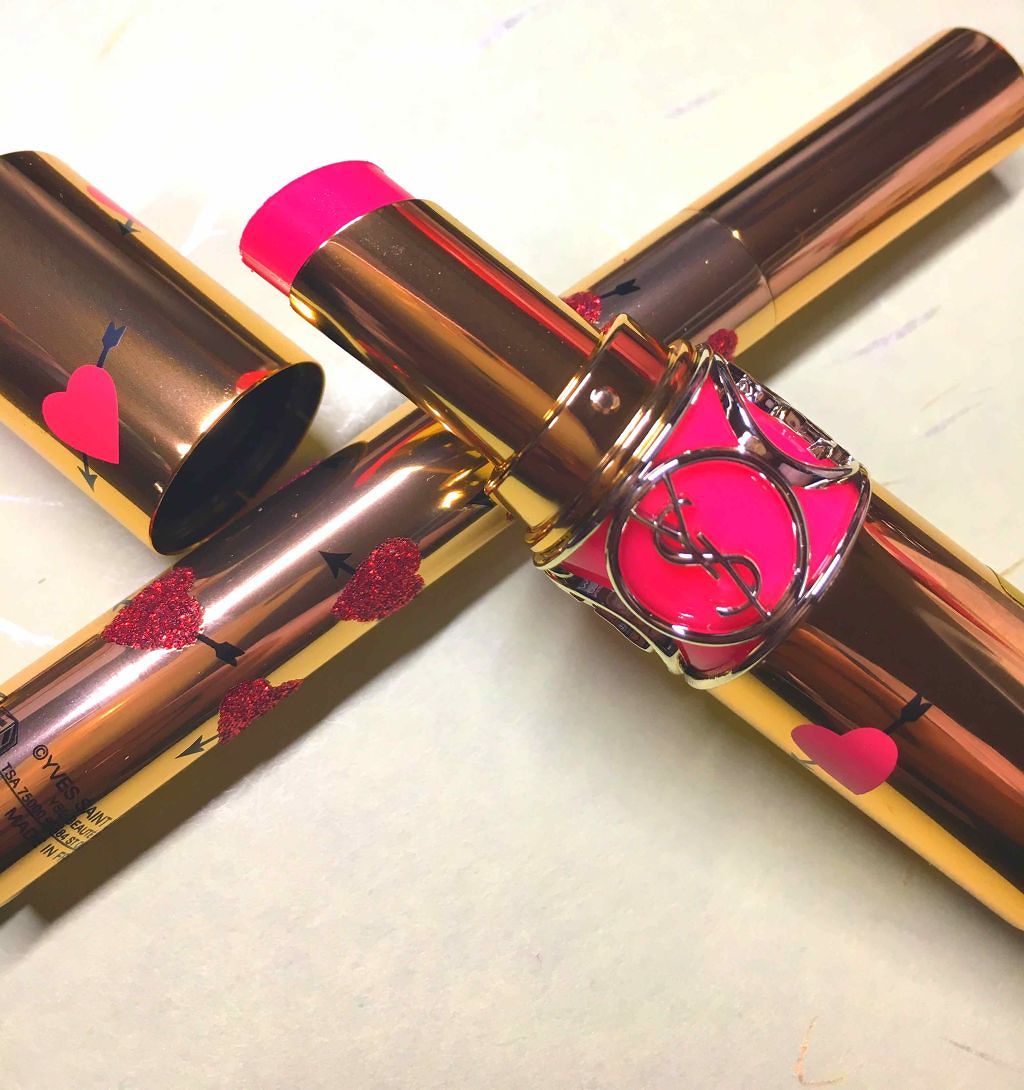 ルージュ ヴォリュプテ シャイン/YVES SAINT LAURENT BEAUTE/口紅を使ったクチコミ（1枚目）