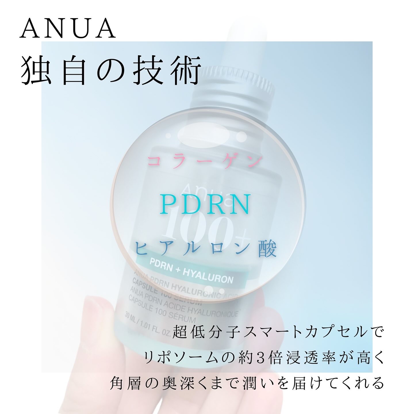 PDRNヒアルロン酸カプセル100セラム/Anua/美容液を使ったクチコミ（3枚目）