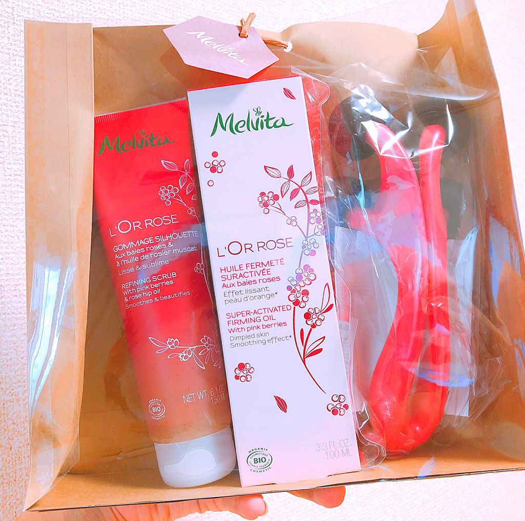 ロゼエクストラ オイルイン ウォッシュスクラブ/Melvita/ボディスクラブを使ったクチコミ（1枚目）