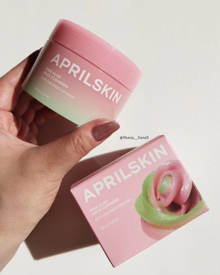 ピンクアロエメレンゲクレンザー/APRILSKIN/その他洗顔料を使ったクチコミ(1枚目)