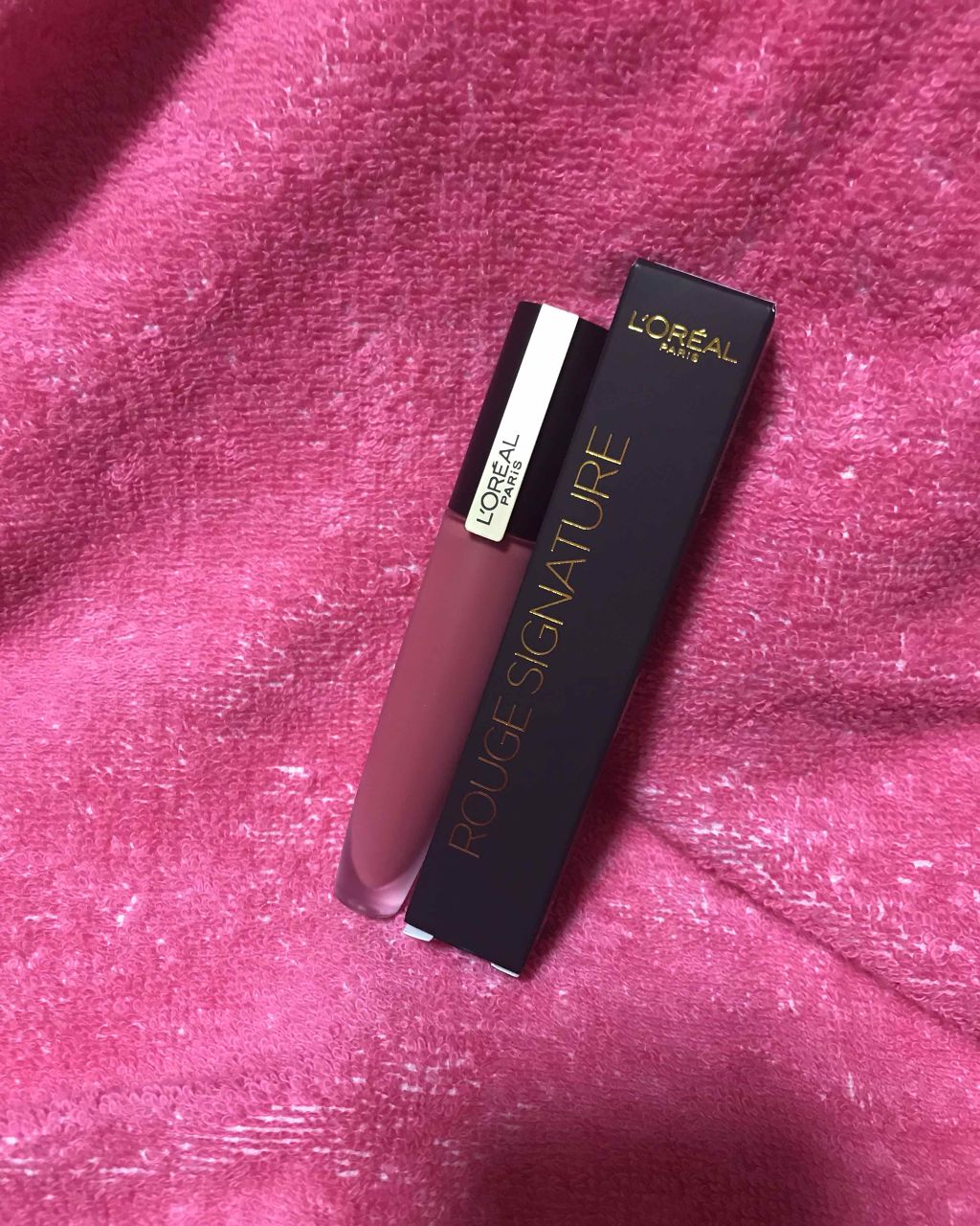 ルージュシグネチャー /ロレアル パリ/リップグロスを使ったクチコミ(1枚目)