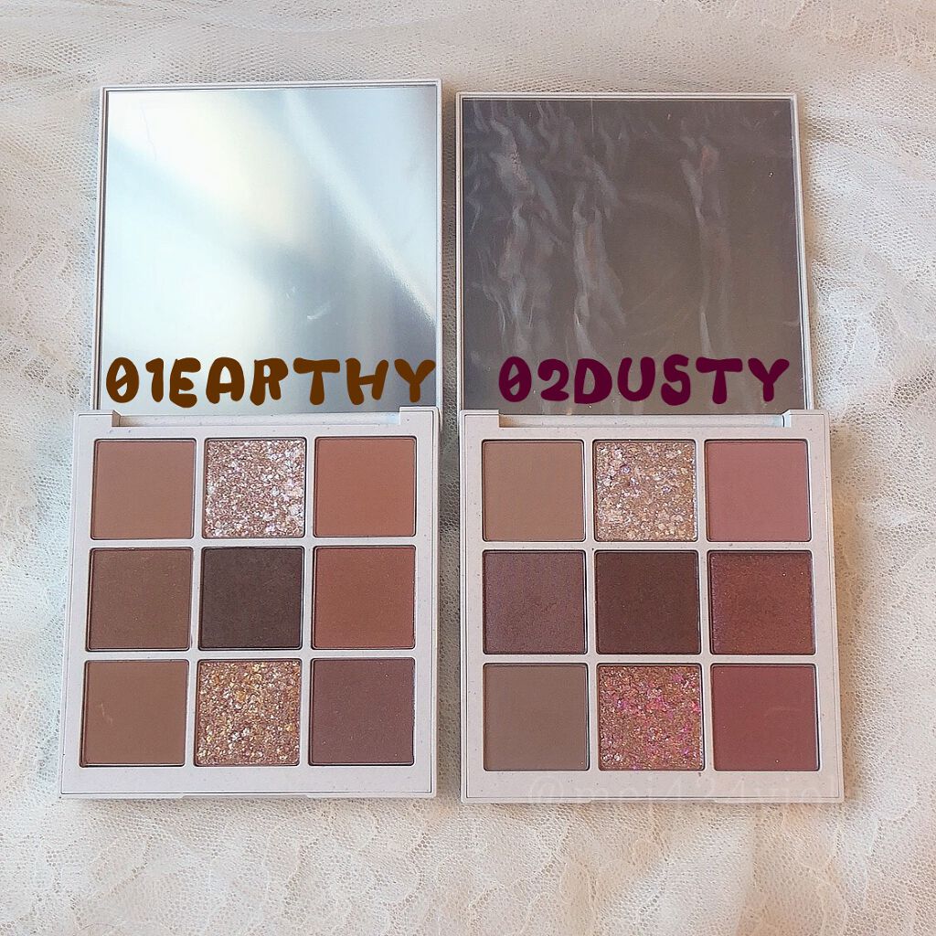 TERRAZZO Shadow palette 01/HOLIKA HOLIKA/アイシャドウパレットを使ったクチコミ（2枚目）