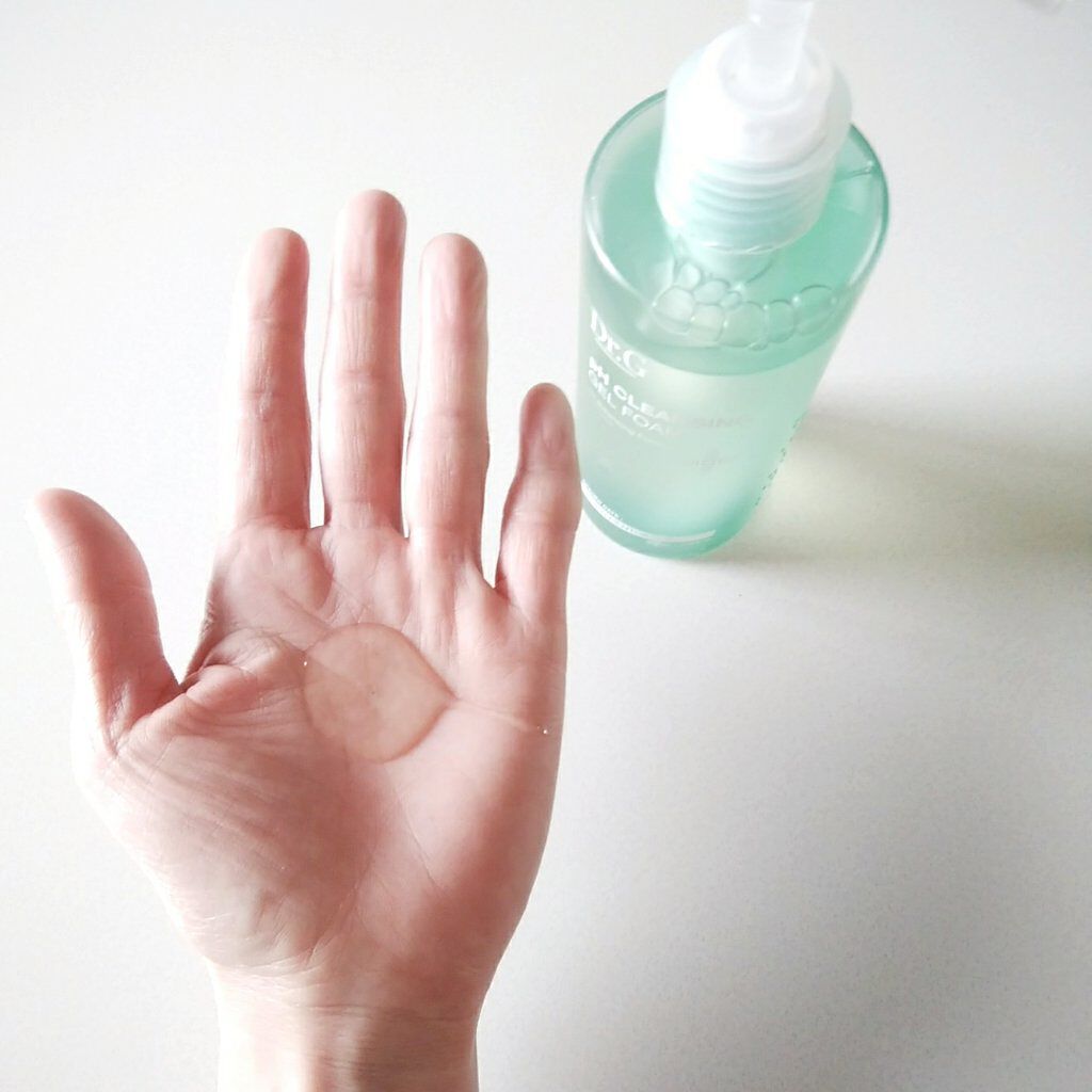 弱酸性クレンジングジェルフォーム/Dr.G/その他洗顔料を使ったクチコミ（2枚目）