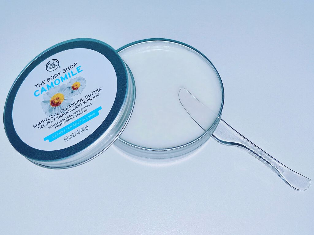 カモマイル サンプチュアス クレンジングバター/THE BODY SHOP/クレンジングバームを使ったクチコミ(5枚目)