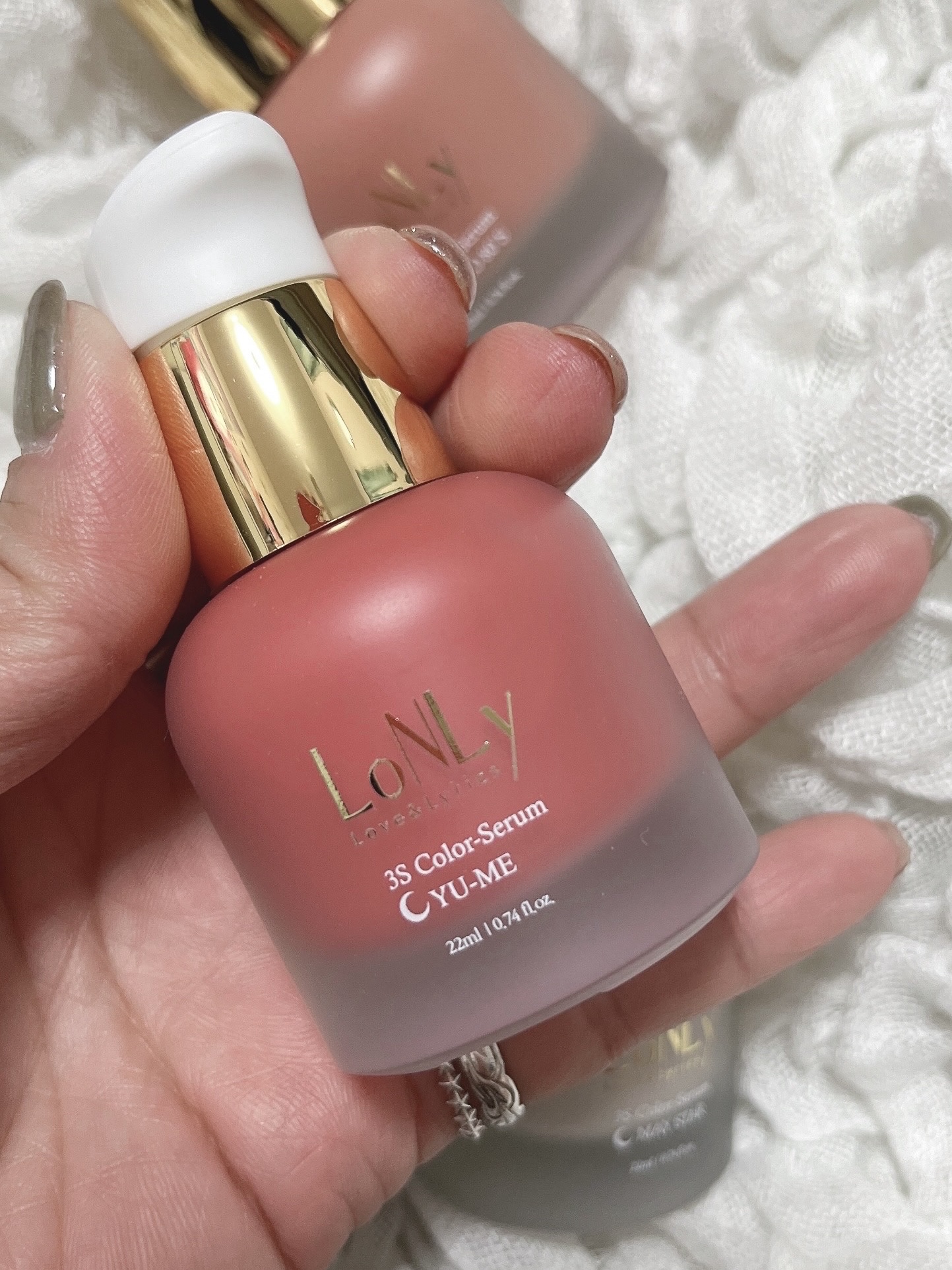 3S カラーセラム/LoNLy /リキッドチークを使ったクチコミ（3枚目）