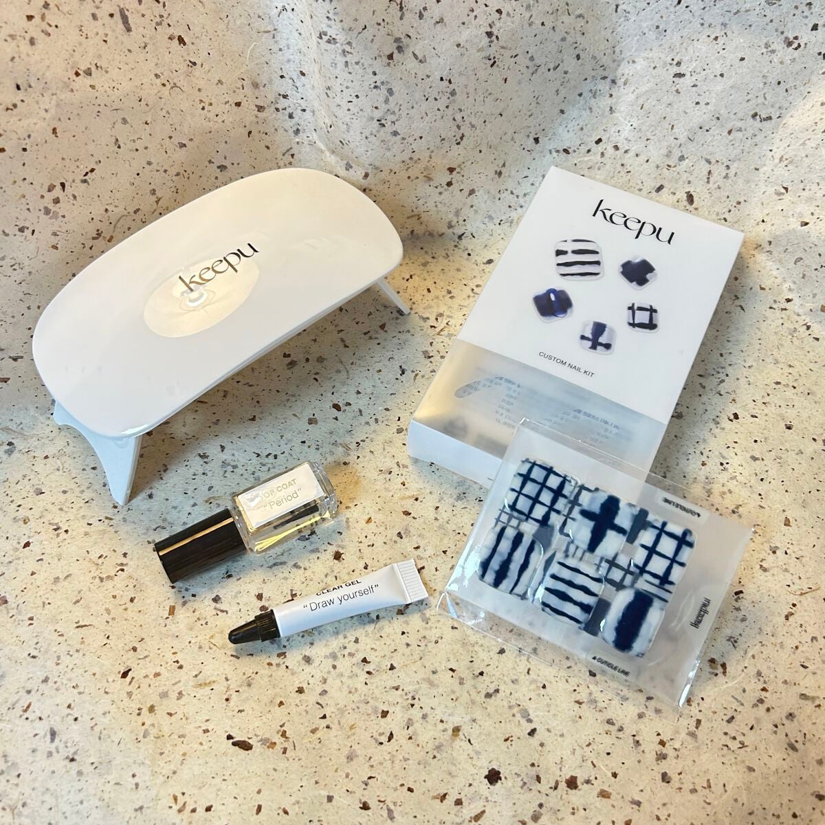 セルフカスタム ネイルシール/KEEPU/ネイルシールを使ったクチコミ(1枚目)