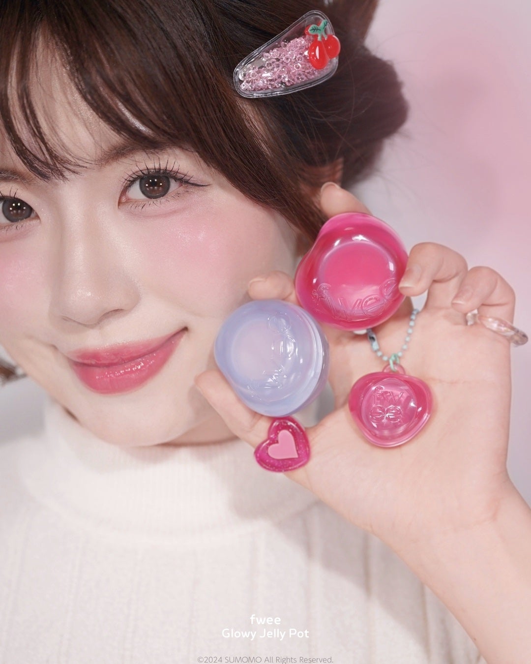 フィー リップアンドチーク グローイジェリーポット/fwee/リップグロスを使ったクチコミ(3枚目)