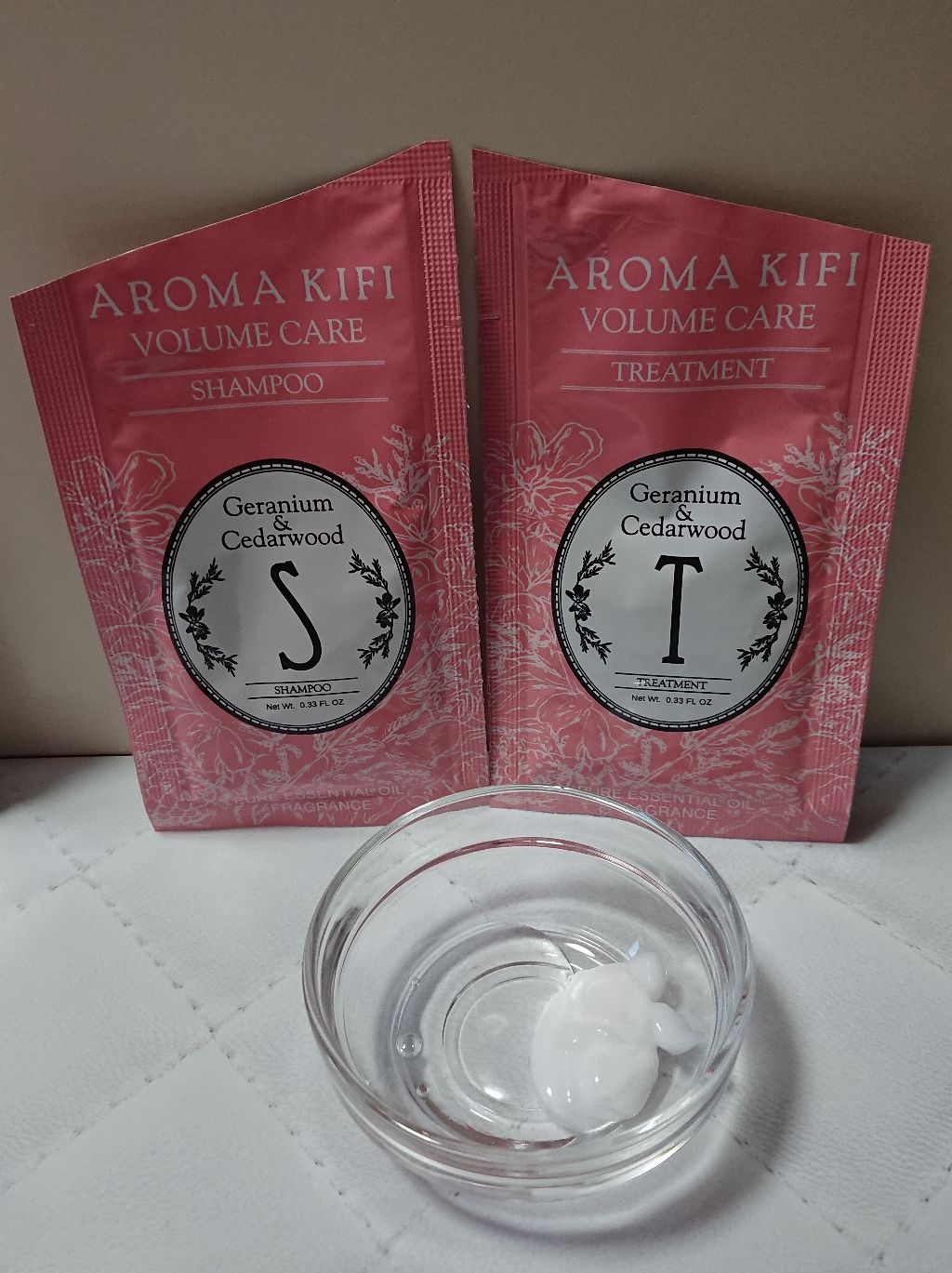 アロマキフィ ダメージケア トライアルセット/AROMA KIFI/トライアルキットを使ったクチコミ（3枚目）