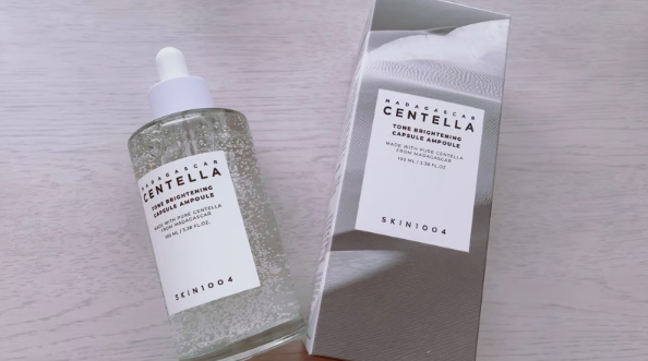 トーンブライトニング カプセルアンプル/SKIN1004/美容液を使ったクチコミ（1枚目）