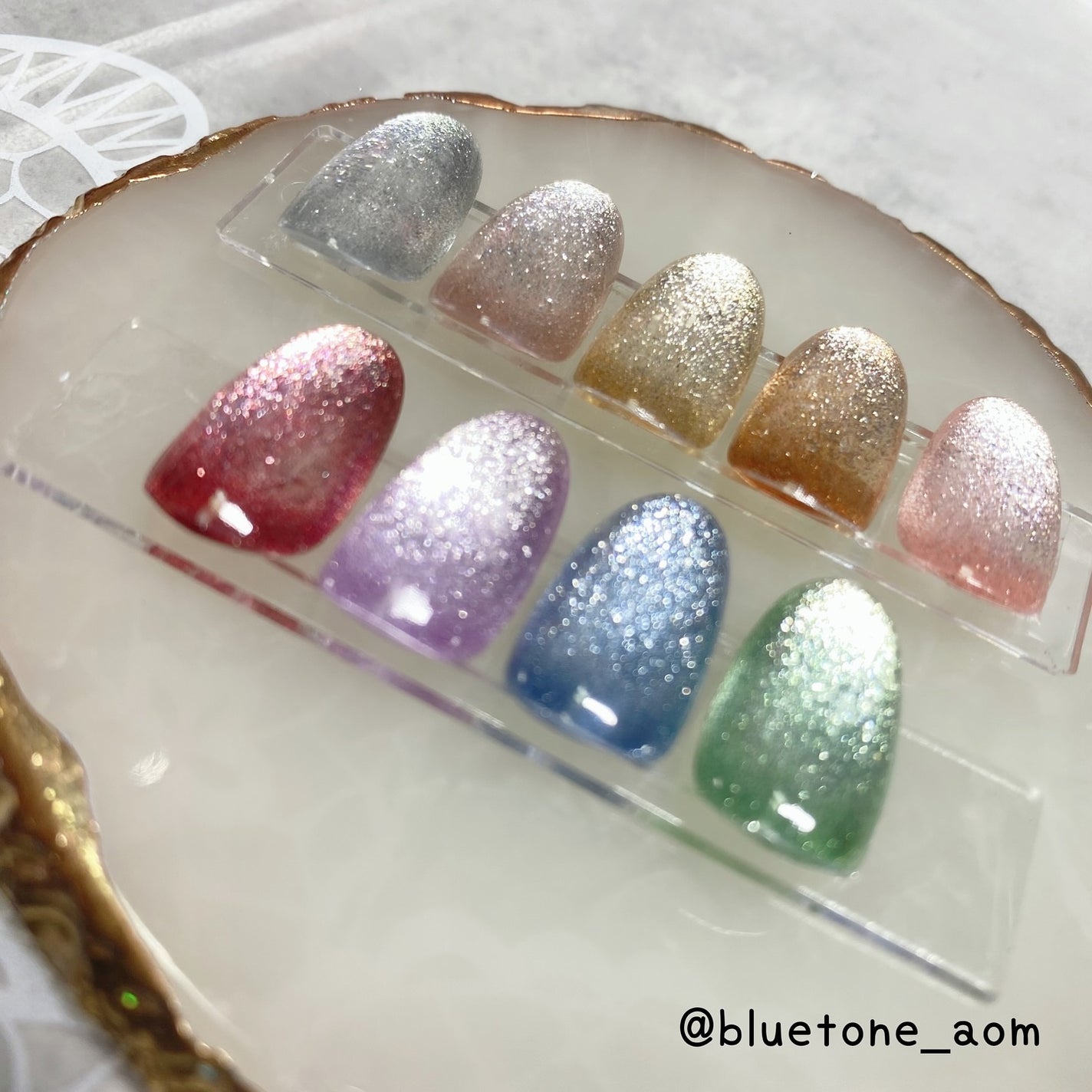 粗マグネット/ネイル工房/ジェルネイルを使ったクチコミ(4枚目)