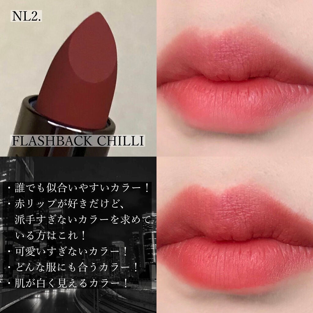 ノワール イン ザ リップスティック/MERZY/口紅を使ったクチコミ(5枚目)