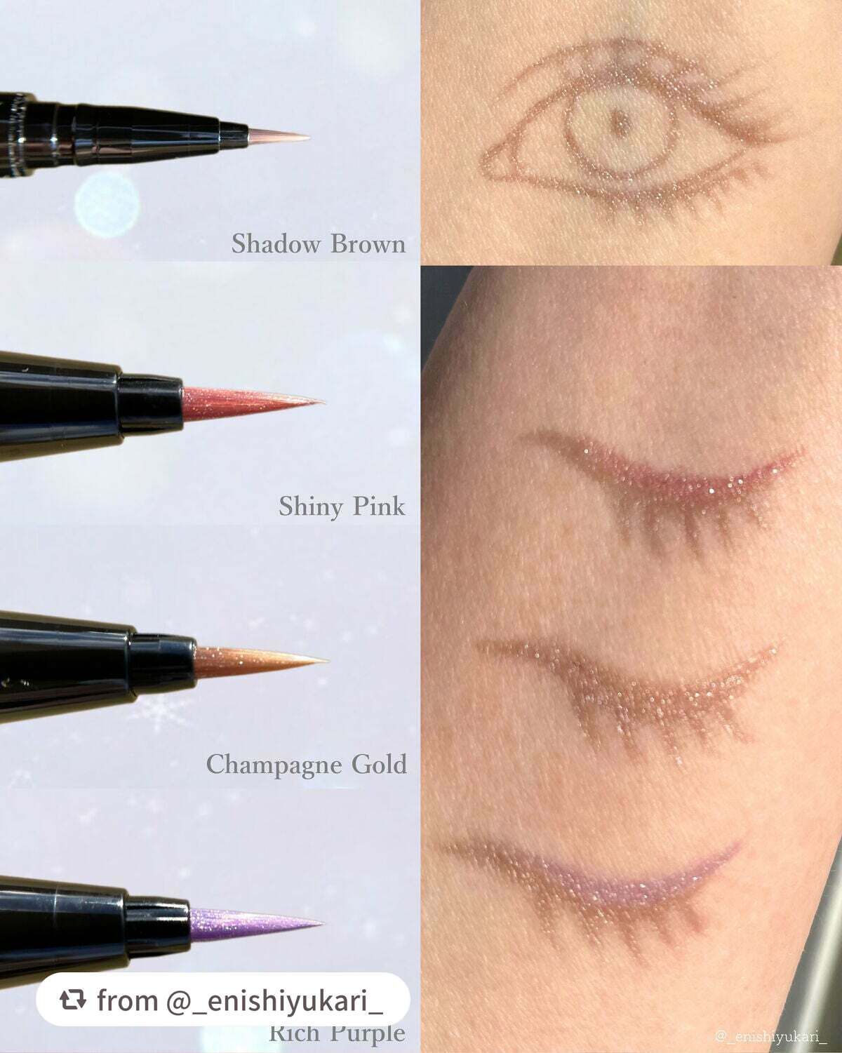 デュアルエンドライナー/LUMIURGLAS/リキッドアイライナーを使ったクチコミ(4枚目)