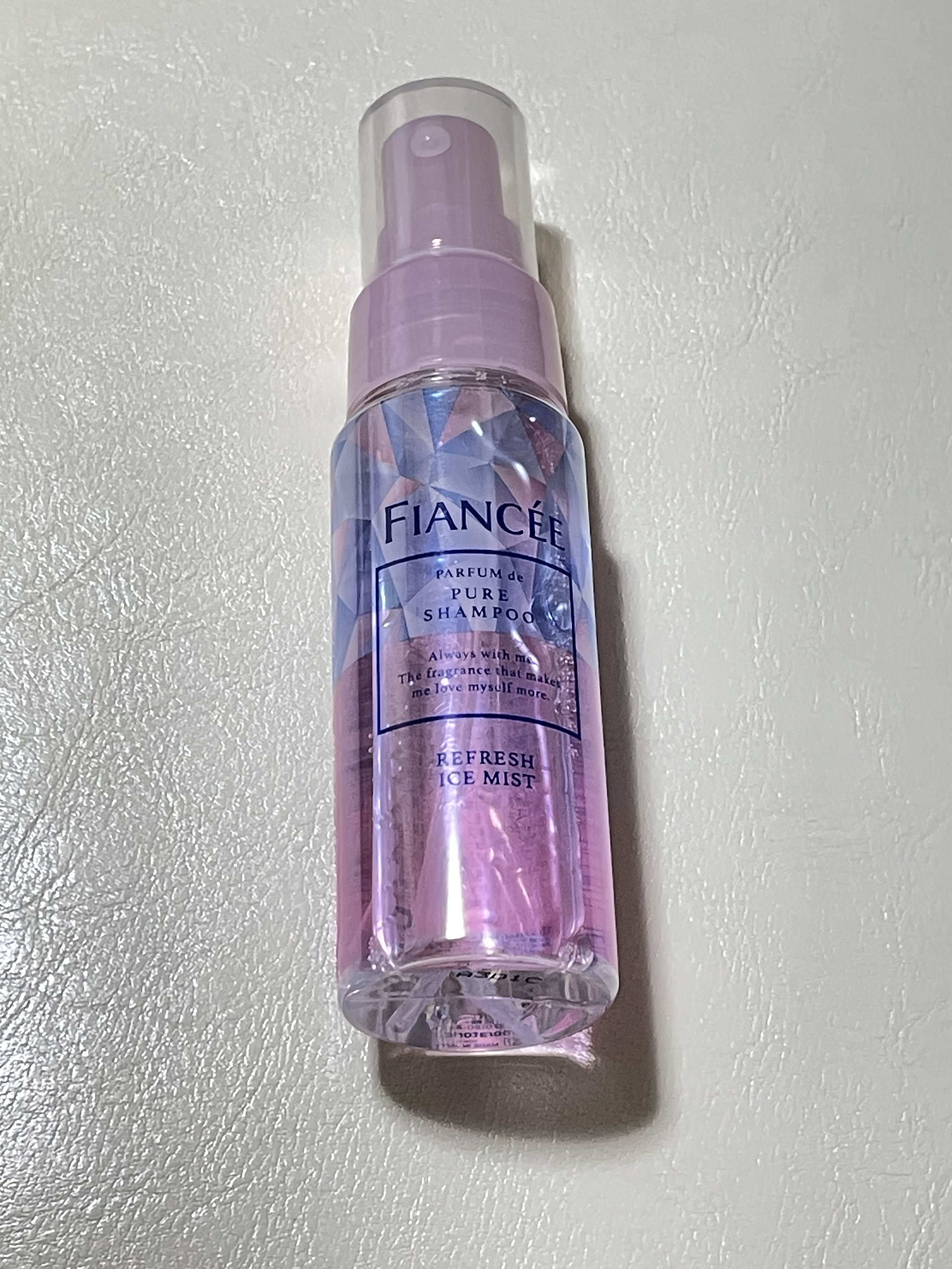リフレッシュアイスミスト ピュアシャンプーの香り/フィアンセ/香水(レディース)を使ったクチコミ（1枚目）