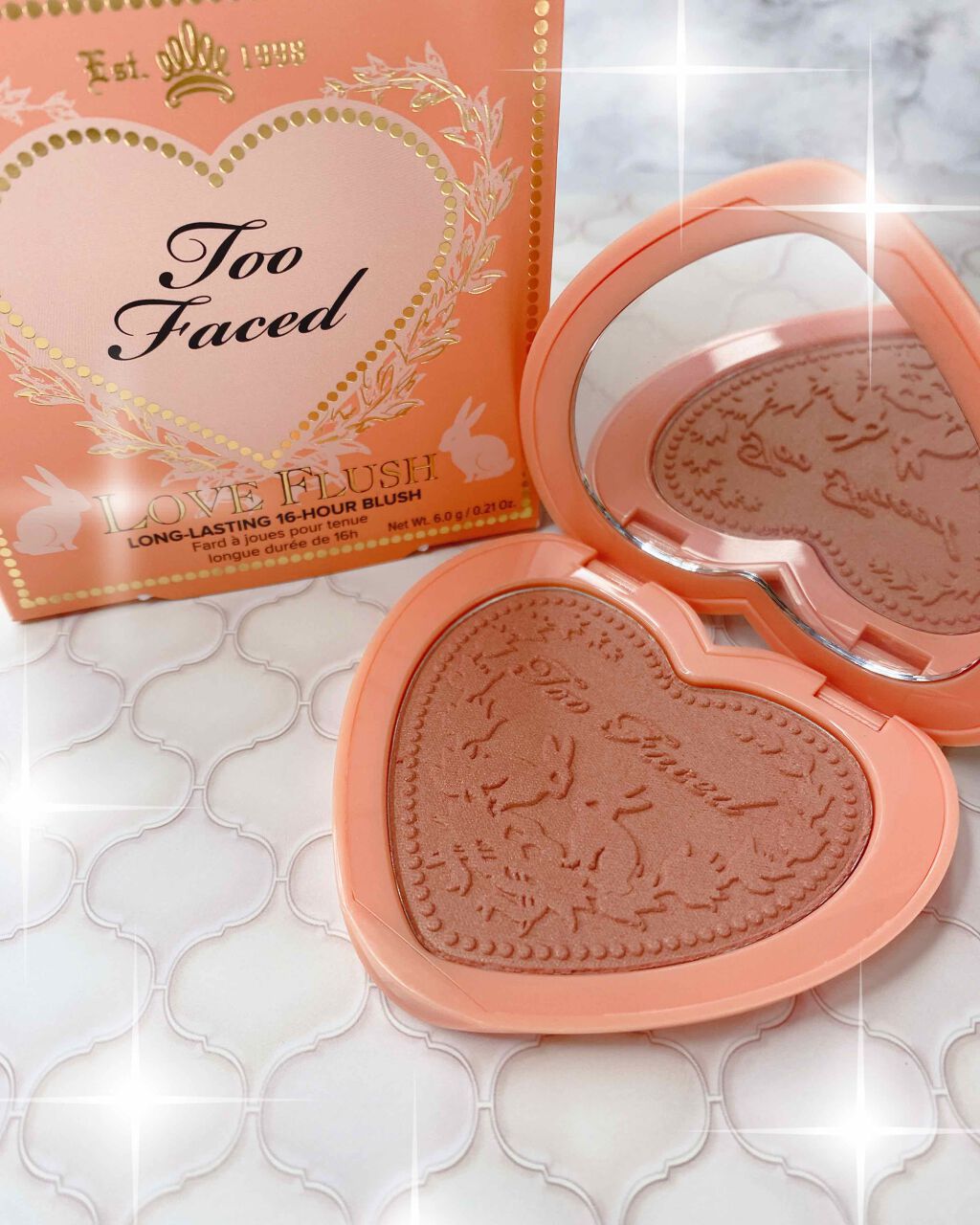 ラブ フラッシュ ロングラスティング 16H ブラッシュ/Too Faced/パウダーチークを使ったクチコミ(1枚目)