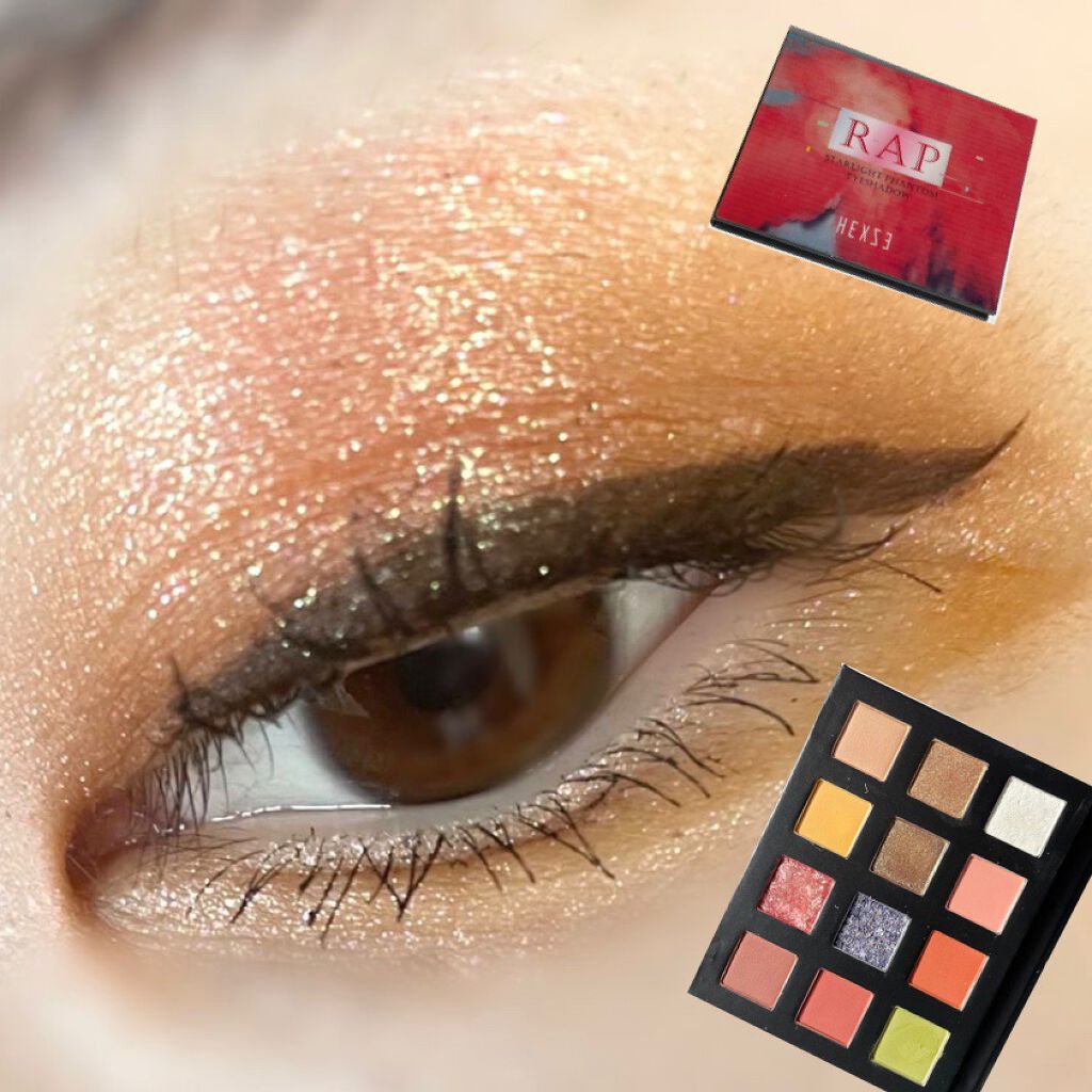 HEXZEスターライトファントム12アイシャドウ01/HEXZE(ヘックスゼ)/アイシャドウパレットを使ったクチコミ(1枚目)