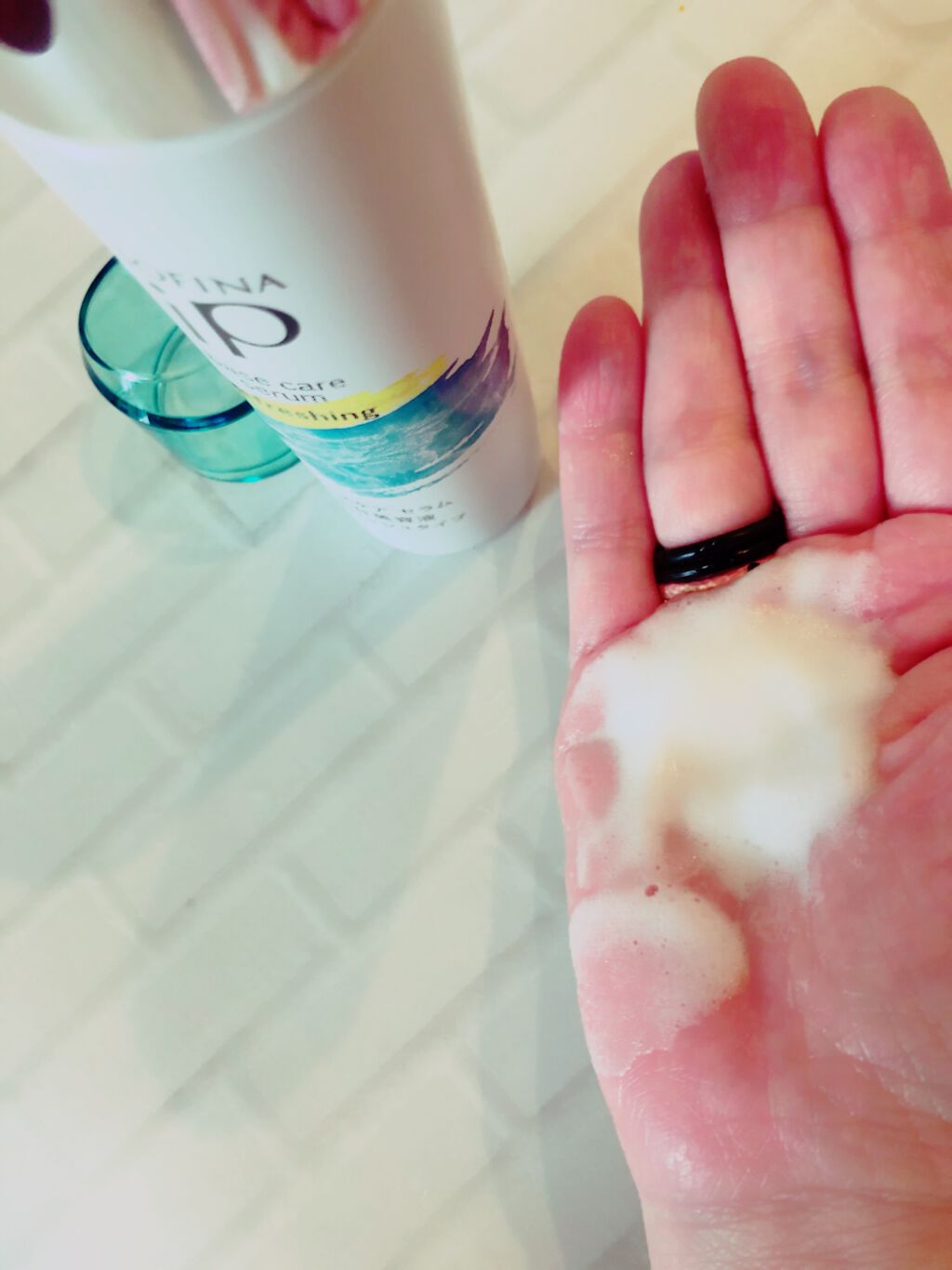 ベースケア セラム<土台美容液> リフレッシュタイプ/SOFINA iP/美容液を使ったクチコミ(2枚目)