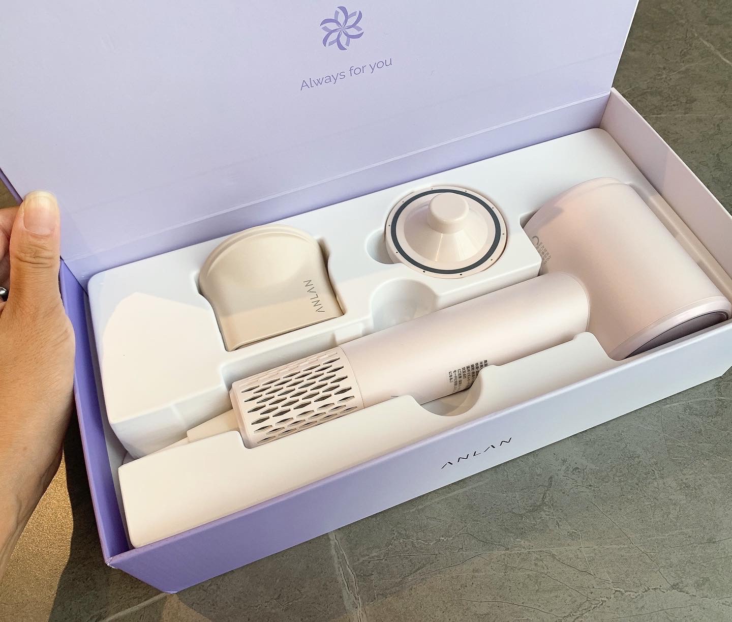 ダブルケアドライヤー/ANLAN/ドライヤーを使ったクチコミ（3枚目）