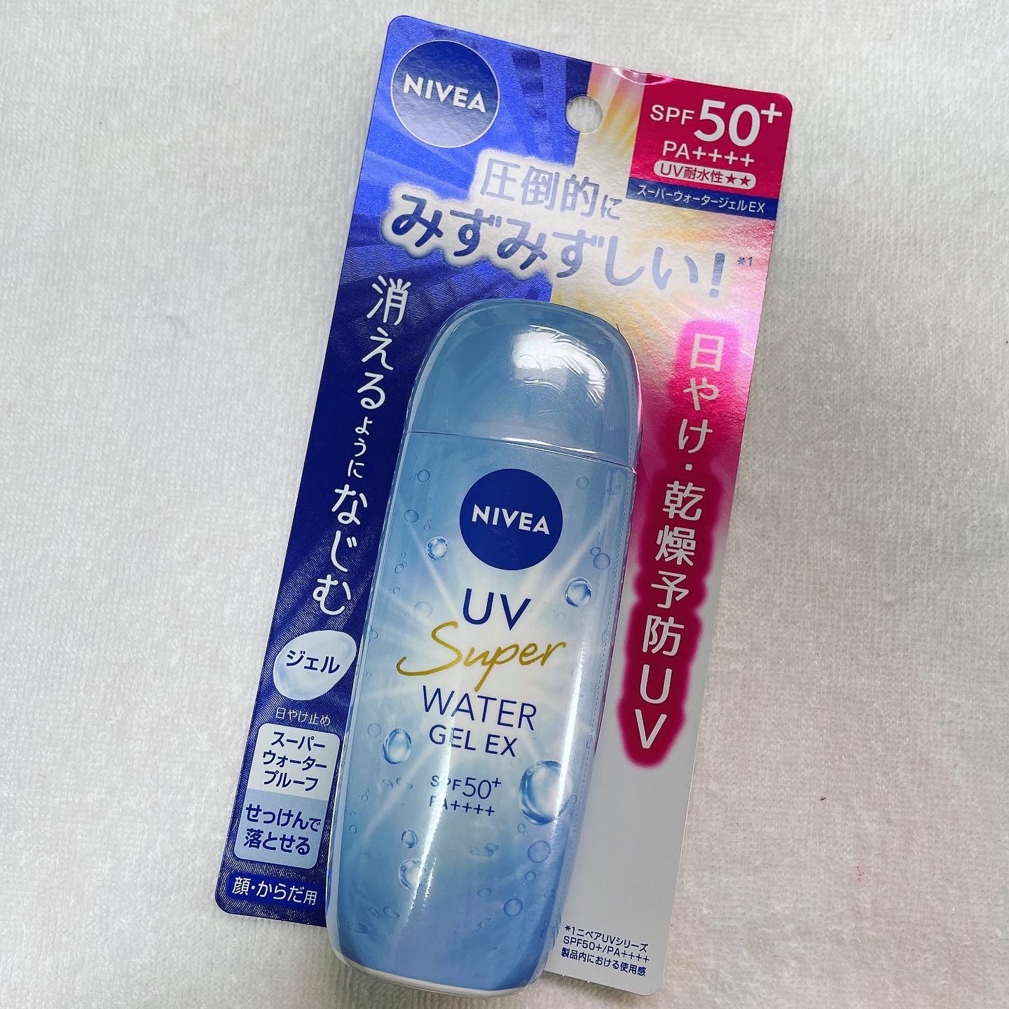 ニベアUV ウォータージェルEX/ニベア/日焼け止めジェルを使ったクチコミ（1枚目）
