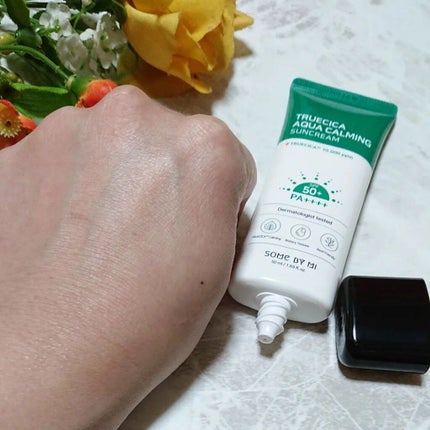 TRUECICA アクアカーミング日焼け止め/SOME BY MI/日焼け止めクリームを使ったクチコミ(4枚目)