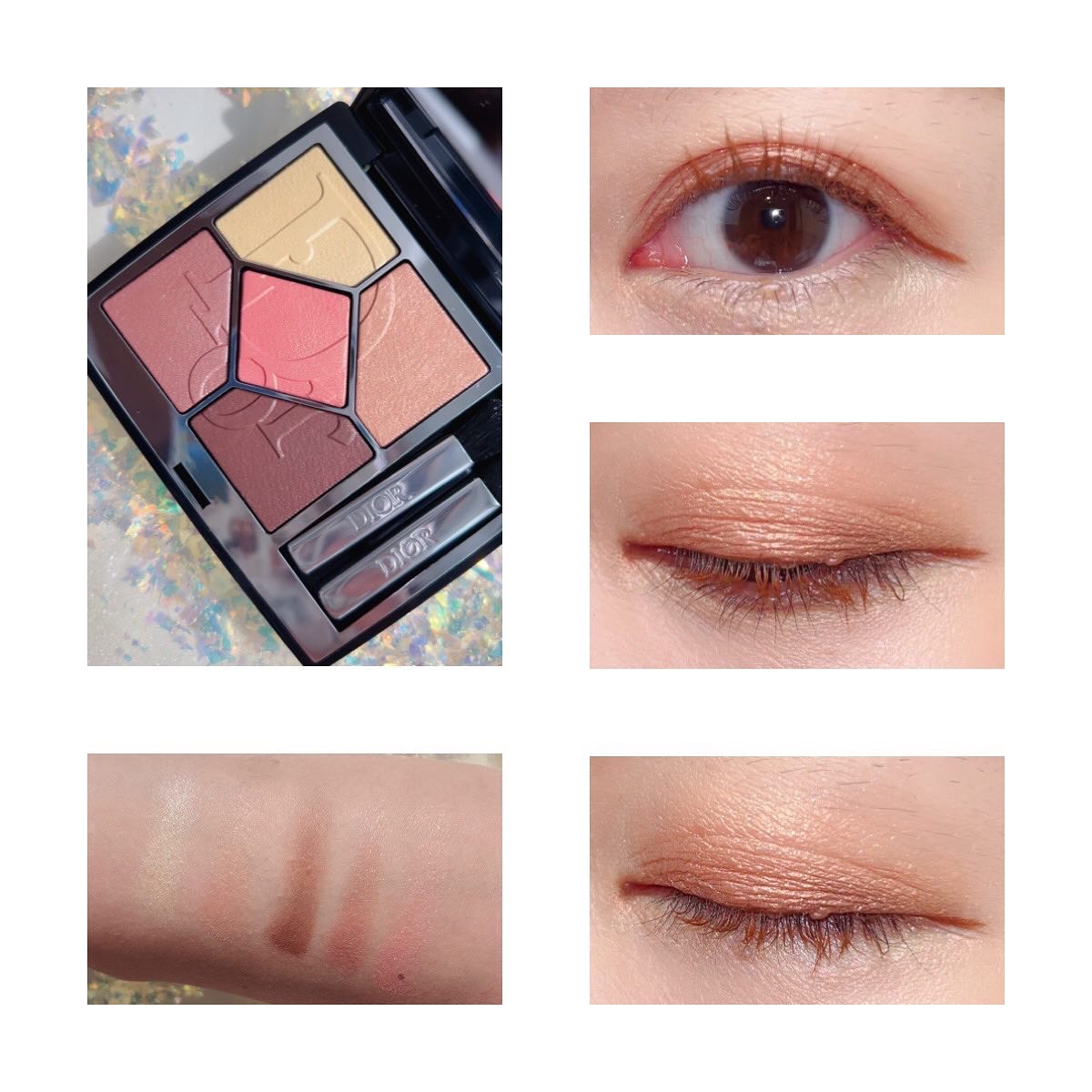 ディオールショウ サンク クルール 333 コーラル フレーム/Dior/アイシャドウを使ったクチコミ（2枚目）