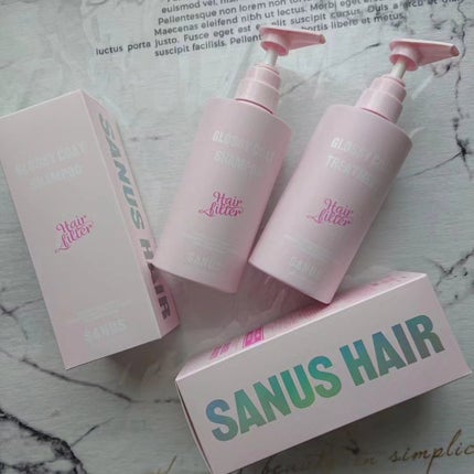GLOSSY COAT SHAMPOO / TREATMENT/SANUS HAIR FILTER/市販シャンプーを使ったクチコミ(3枚目)
