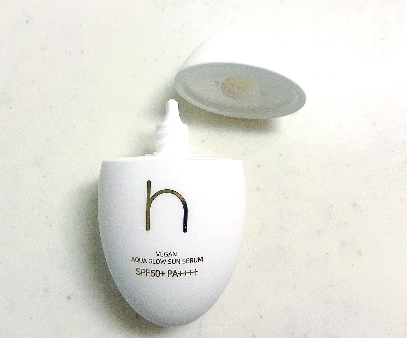 ヴィーガンアクアグロウサンセラム/HAMEL/日焼け止めローションを使ったクチコミ（2枚目）