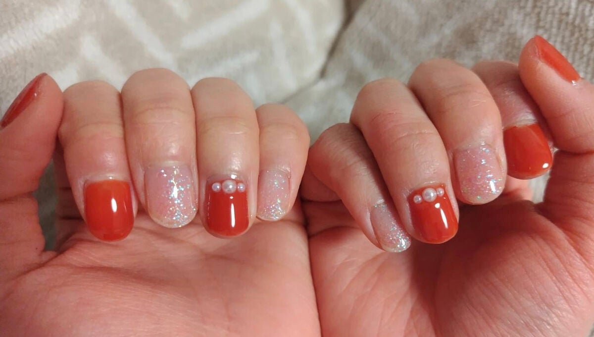 ジェルネイル(ライト対応)/セリア/ジェルネイルを使ったクチコミ(2枚目)