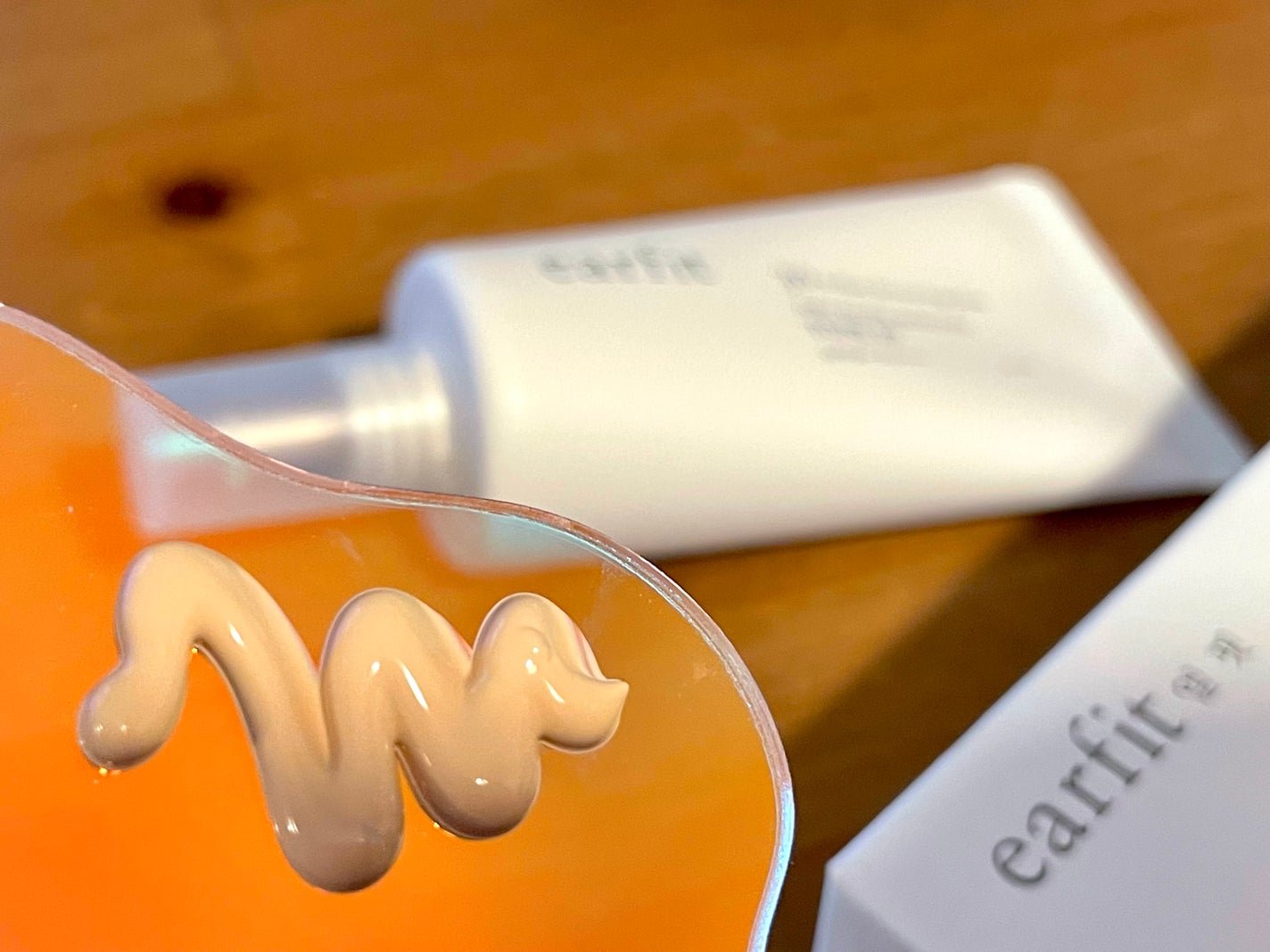 エアリーフィルターモイスチャートーンアップB.B/earfit/BBクリームを使ったクチコミ(2枚目)