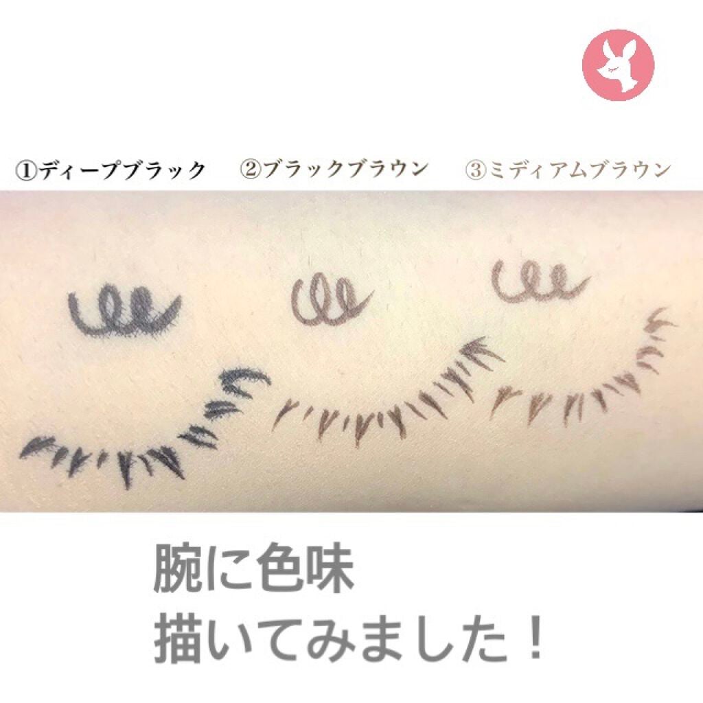 「密着アイライナー」ショート筆リキッド/デジャヴュ/リキッドアイライナーを使ったクチコミ(3枚目)