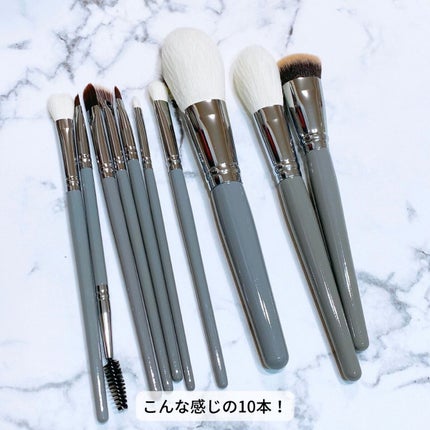 えび松(春br) on LIPS 「Frepice様よりGraymoonメイクブラシ10本セット..」(5枚目)