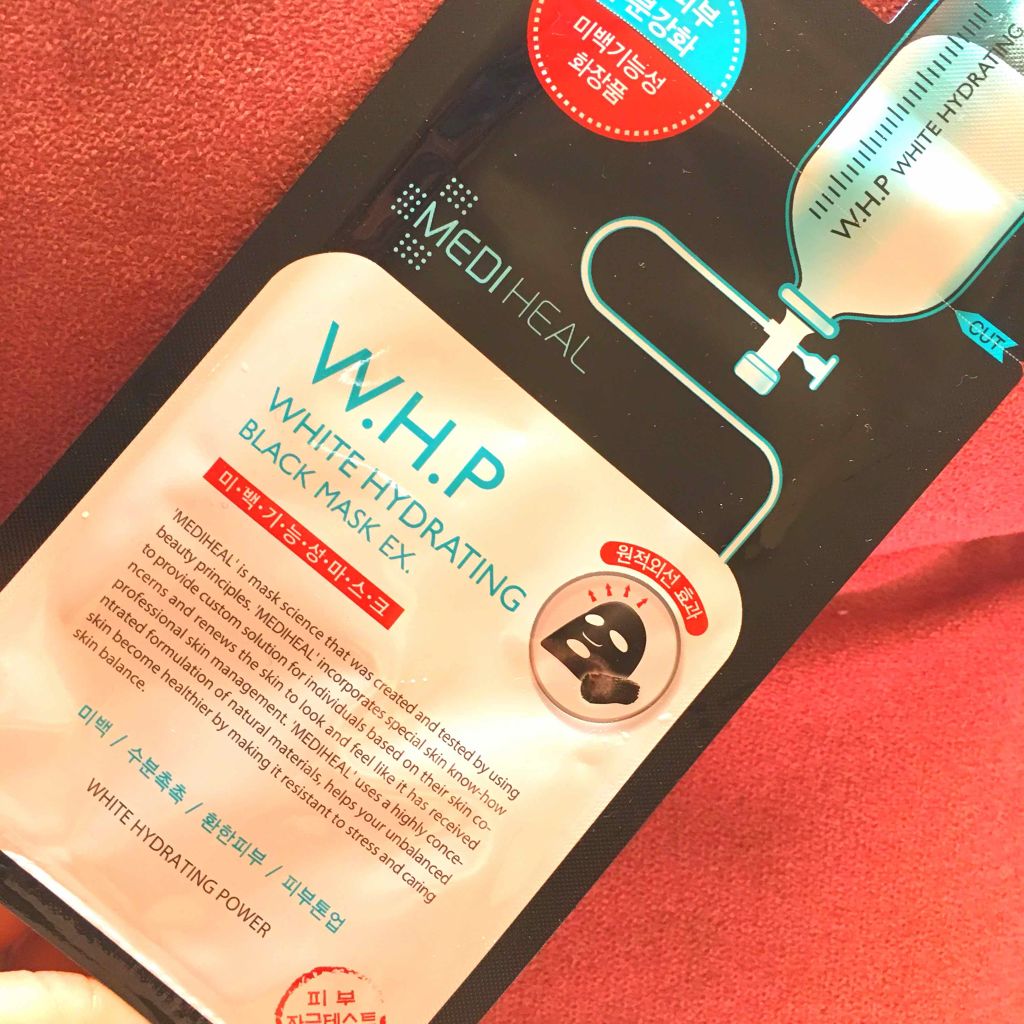 W.H.P ブラックマスク JEX/MEDIHEAL/シートマスク・パックを使ったクチコミ(1枚目)