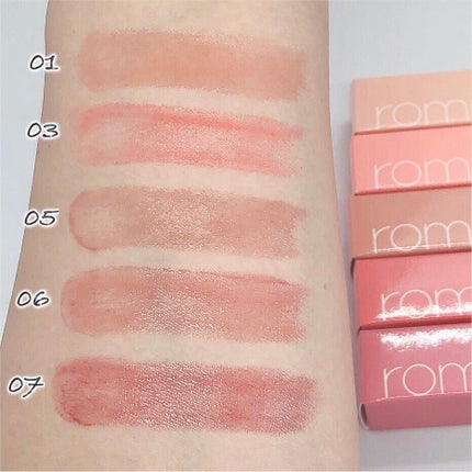 グラスティングメルティングバーム/rom&nd/リップバームを使ったクチコミ(4枚目)