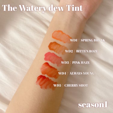 ＼The Watery  Tint dew Tint うるちゅる❤︎コーラルオレンジ／


#MERZY_ザ_ウォータリー_デューティント WD1

うるちゅるなコーラルオレンジがたまらない🤤

イエベさんにおすすめなカラーです🙌🏻
ザ ウォータリー デューティントのseason1は明るい鮮やかなカラーがそろっています💭

Qoo10で買えるのでぜひチェックしてみてください…❤︎


 #冬の赤リップ の画像 その2