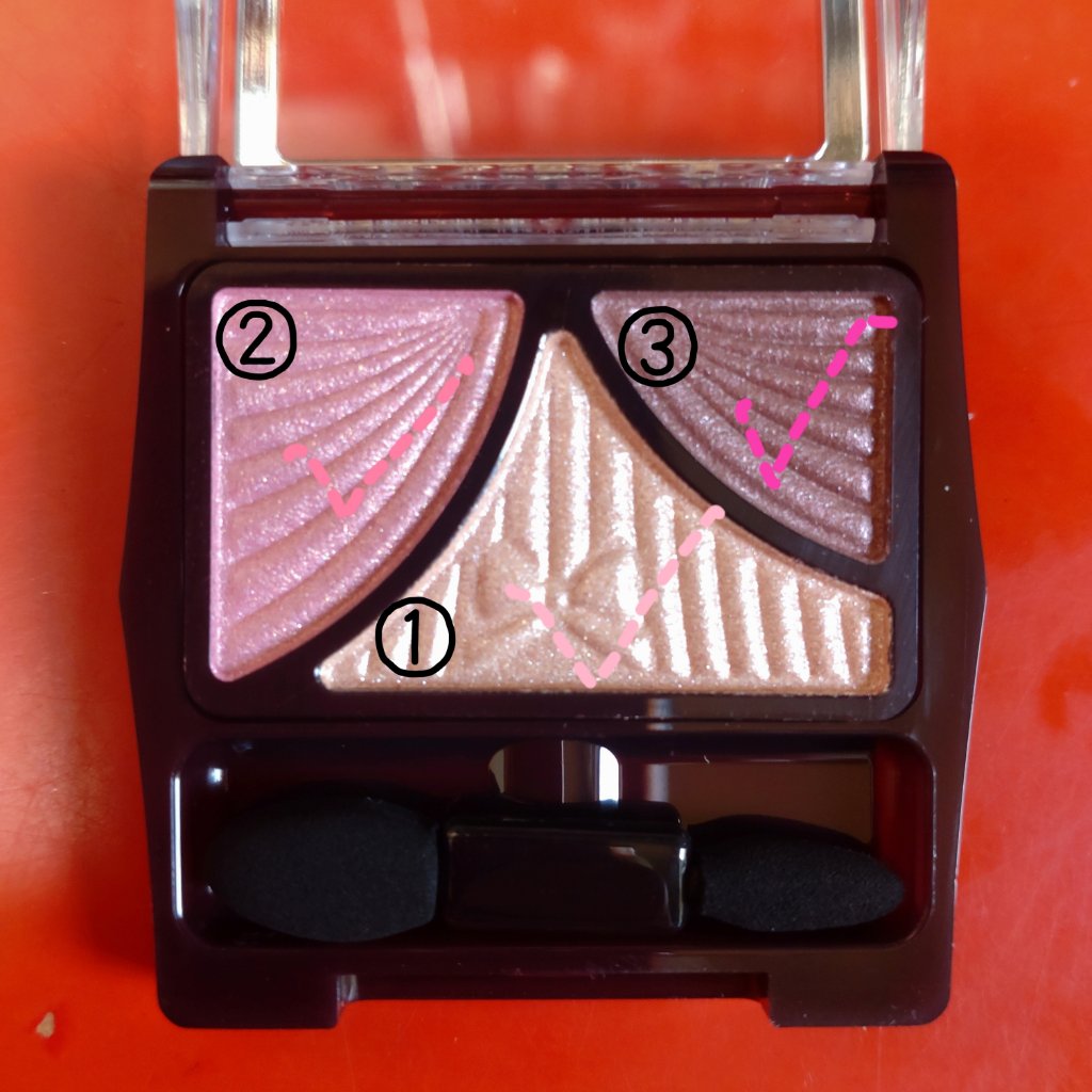 ジューシーピュアアイズ/キャンメイク/アイシャドウパレットを使ったクチコミ（2枚目）